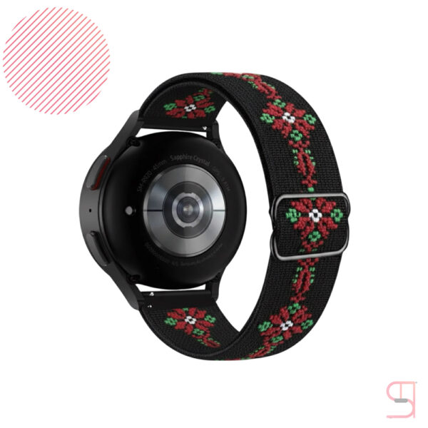 Saro " Cypress " Tatreez Watch Strap