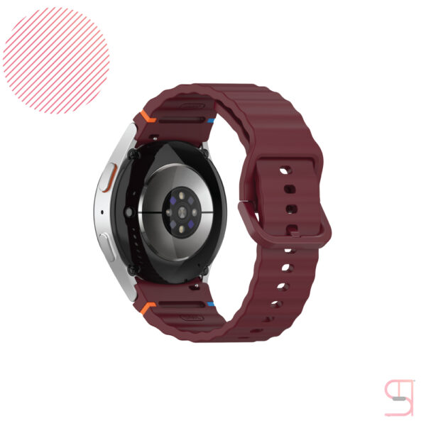 Galaxy Watch Wavy Silicone Strap
