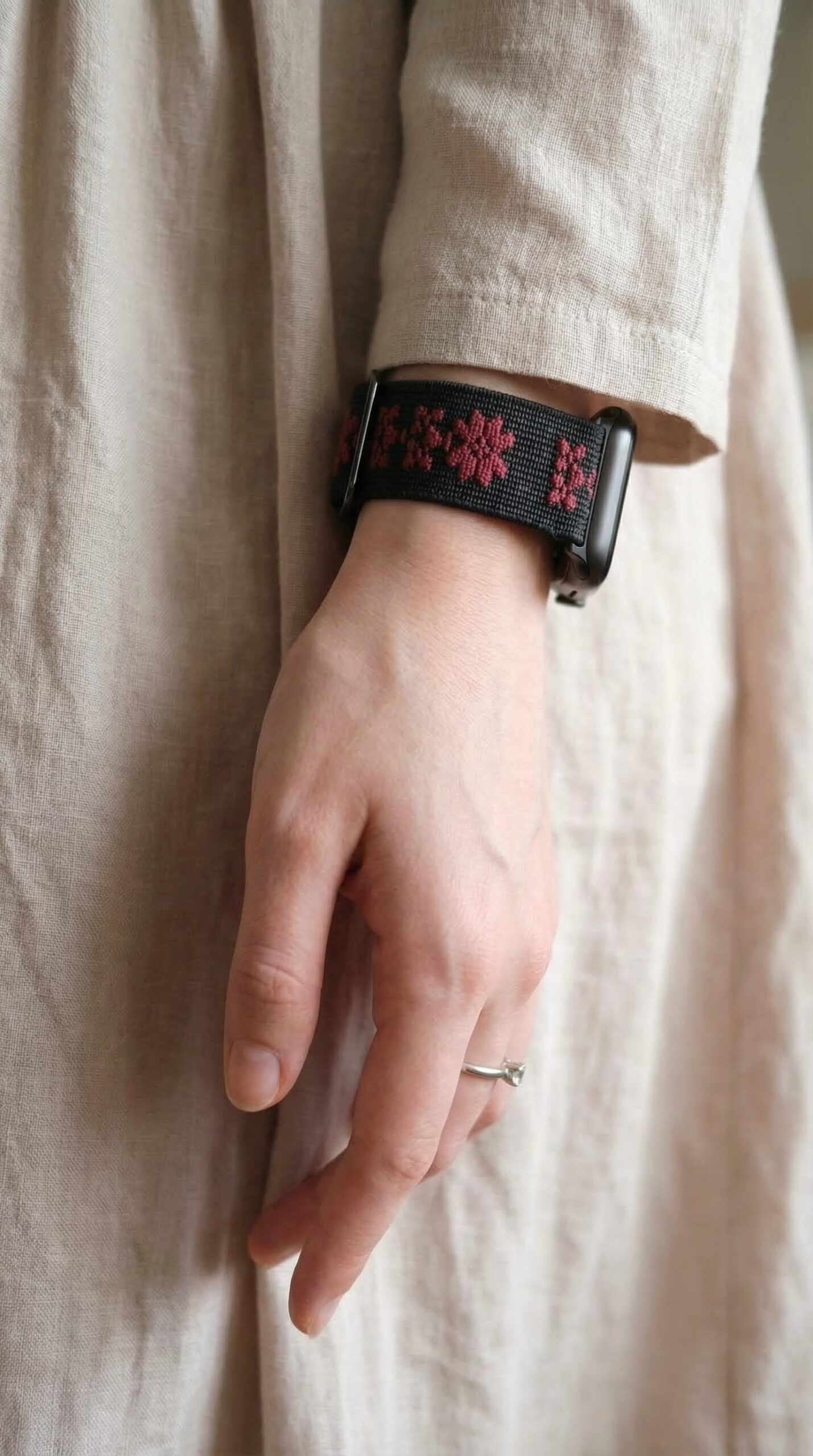 Star Tatreez ( Embroidery ) Watch Strap - Image 6