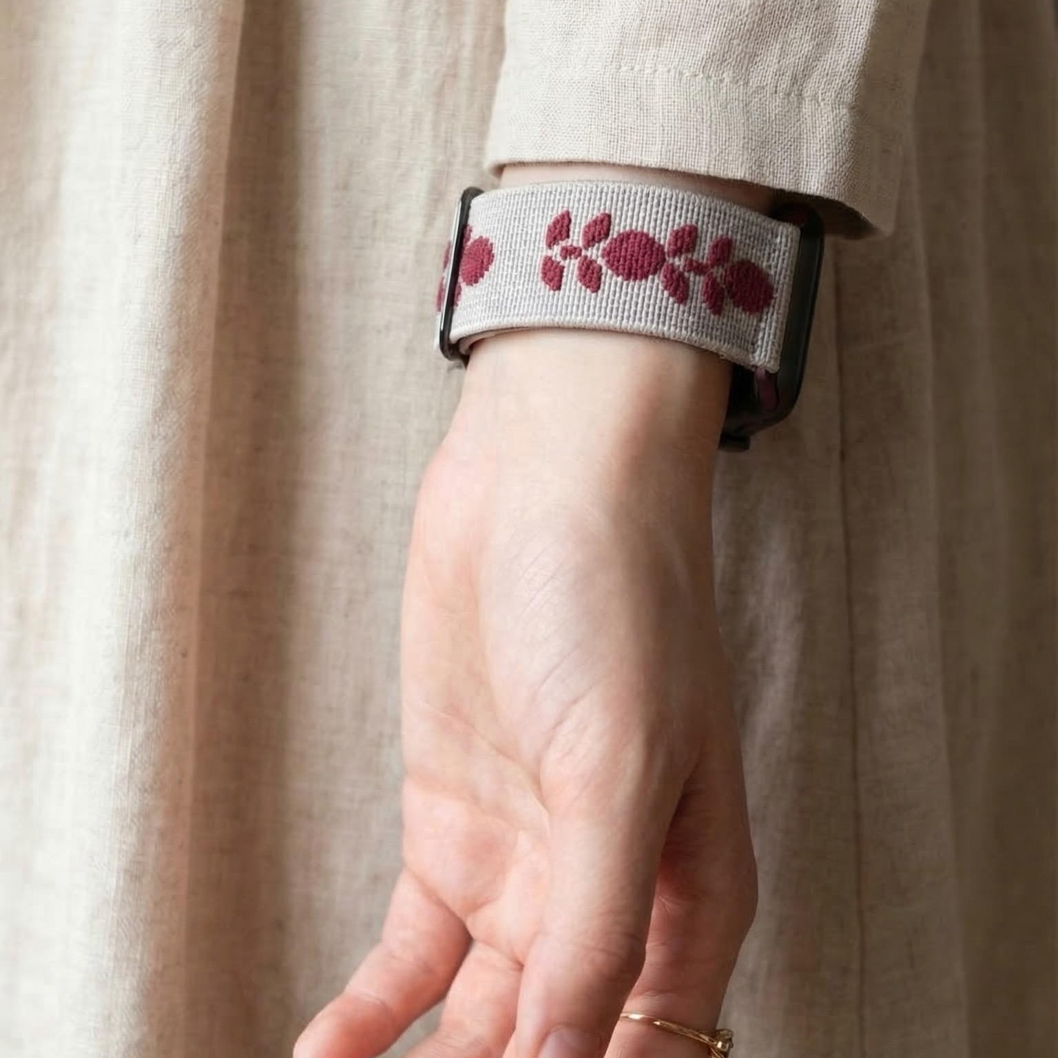 Naqsh Collection - Bundle of 3 Tatreez (Embroidery) Watch Straps - Image 19